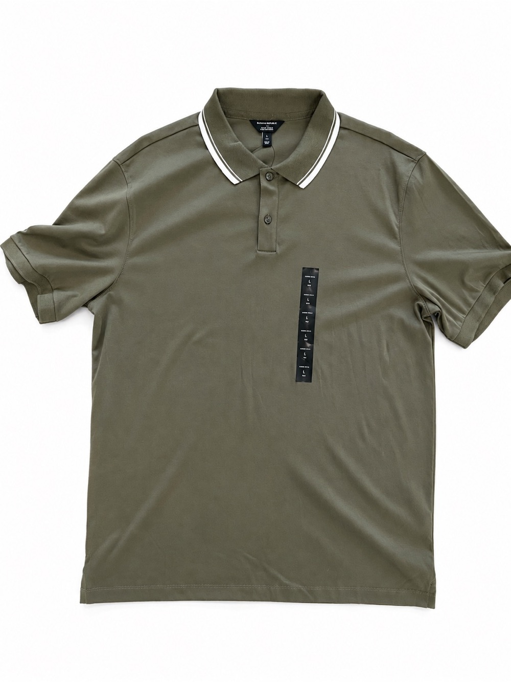 Banana Republic Luxe Polo Shirt Mens Large
